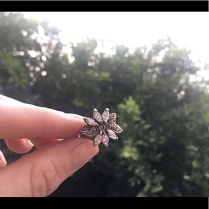 Marcasite chunky sterling silver .925 size 7 ring